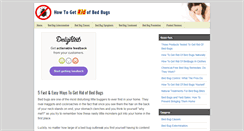 Desktop Screenshot of how-to-getridofbedbugs.com